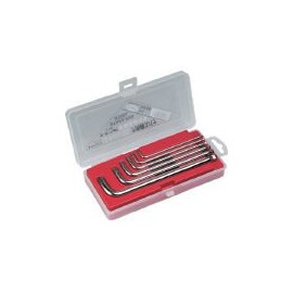 Eight VSS6 Hex Spanner Stainless Steel Tapered Head Semi Long Set