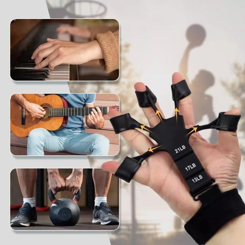 Lecute Fortalecedor Dedos Mano Agarre Entrenamiento Rehabilitacion