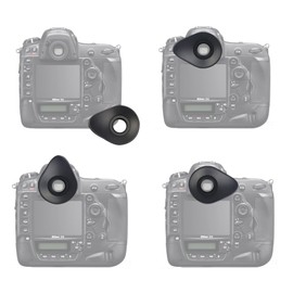 JJC Nikon DK-19 Eyecup Compatible with Nikon D850 D5 Df D810A D810 D800E D800 D500 D4 D4S D3X D3S D3 and More Cameras 360 Degree Rotatable Finder Protection Comfortable Lightweight Black