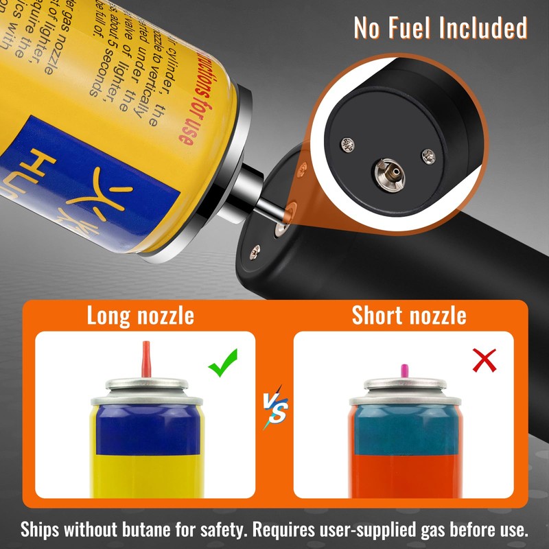 Torch Lighters, Butane Lighters, Adjustable Jet Flame Torch Lighters, Windproof