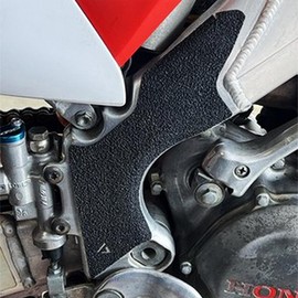 Honda CR125 CR250 Rubberized Frame Grip Tape/Guard │ (Fits: 2002-2007) (2 Pairs - Black)