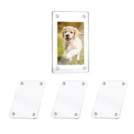 MYLERCT Photo Magnets DIY Pack of 8 7 x 12 cm Small Picture Frame Mini Picture Frame for Photos Postcards