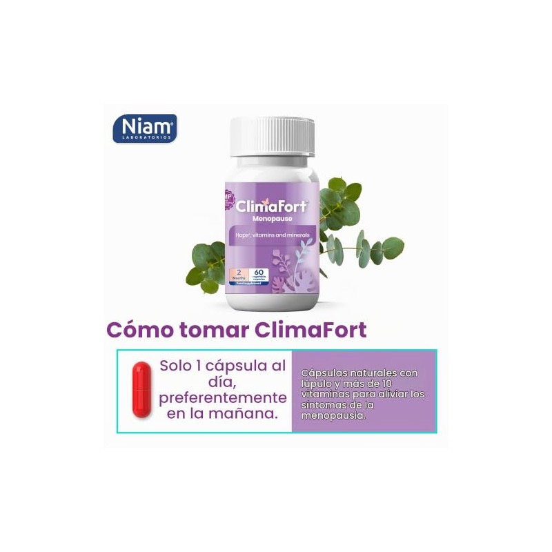 ClimaFort, Menopausia, 60 cápsulas