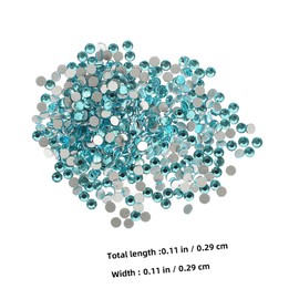OSALADI 2880pcs Flatback Nail Rhinestones for Manicure Dazzling Glass Gems for Nail Art Crafts Versatile Tiny Rhinestones Safe Durable