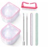 Nail Soaking Bowl Set – Gel Polish Remover Kit with
