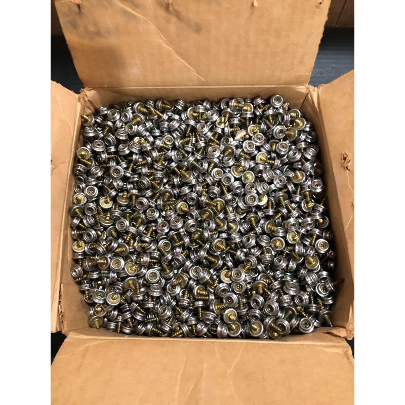 CARR FASTENER (1000) CARR FASTENER Nickel, 3/8", Studs Snap Fastener,