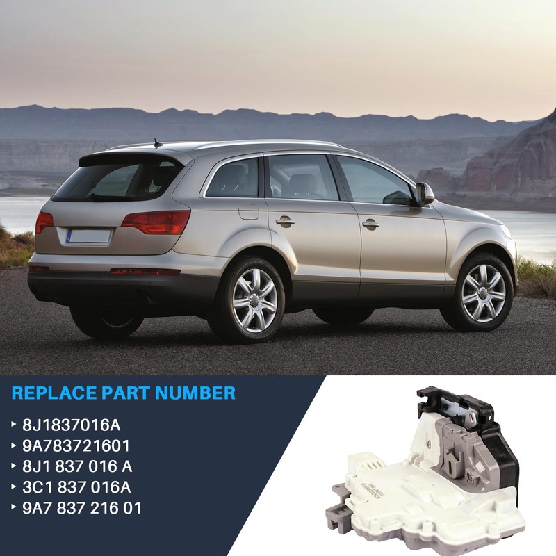 Right Front Door Lock Compatible with A4 A5 Q3 Q5