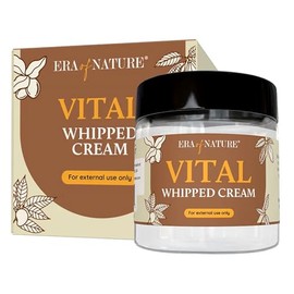 era of nature Crema Corporal Batida Vital Con Mezcla De Manteca De Karité, Mango Y Cacao Para Mujeres, 8 Oz - Loción Batida Ligera - Loción Y Bálsamo Corporal No Graso, Hidratante Para Rostro,