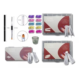 Mussa Kit Polygel 3pzs+ Pincel +tip Dual +10 Pinzas + Godete Mussa