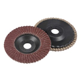 sourcing map Flap Disc, 240 Grit 4" x 5/8" Abrasive Grinding Wheel Flap Sanding Disc Aluminum Oxide 2pcs