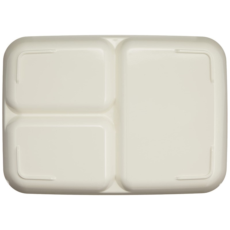 Harapeko Aomushi 807534 Milky Children's Painted Lunch Plate (Partition Plate)