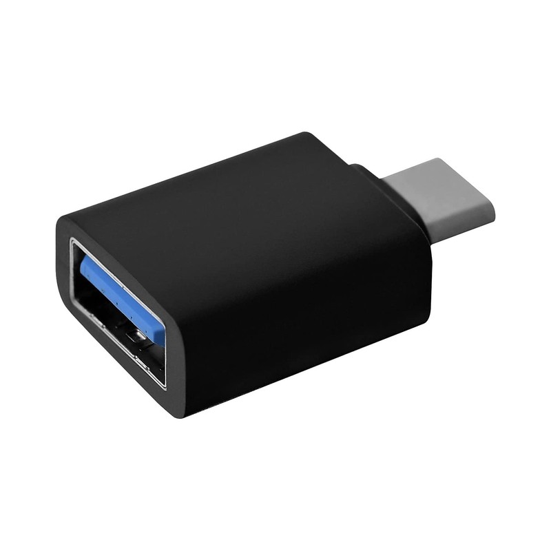 V7 USB-C to USB-A Adapter, Black Thunderbolt 3 Compatible USB-C