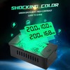 YOJOCK DC Voltmeter, 300A Digital Voltage, Current Energy, LCD Display,
