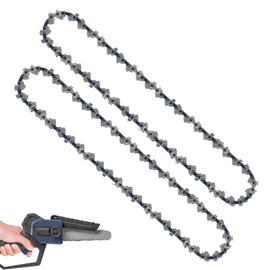 Pack of 2 Saw Chains 3/8 Inch 1.1 mm 45 TG 42 cm Blade Compatible with Most Common Saw Models, Saw Chains Replacement Chain Professional Chain for Wood Cutting and Tree Cutting