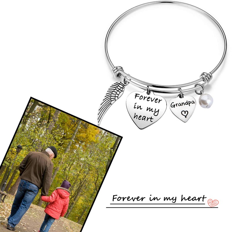 Pulsera conmemorativa Bobauna para siempre en mi corazón, regalo de