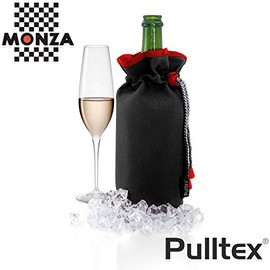 Pulltex Champagne Cooler Bag Monza – Champagne/Champagne Cooler Bag – Black & Red