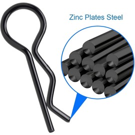 GTIWUNG 200 Pieces RC Body Clips, Body Shell Clip, Metal Body Clip Pins, Body Clips, R Type Pin RC Car Clip Pins, RC Shell Pin for 1/10 Scale Remote Control Car Shell