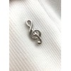 Music Treble Clef / Treble Clef Brooch Pin, Metal