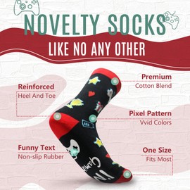 Engmoo Do Not Disturb I'm Gaming Socks,Funny Socks Boy Men Gifts Ideas Christmas Gifts for Men,TeenBoys,Him,Dad,Sons