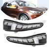 ZDEERAOTO LED Rear Side Mirror Light DRL Amber Sequential Turn