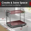 Sakugi 2-Tier Dish Drying Rack - Stainless Steel Dish Rack