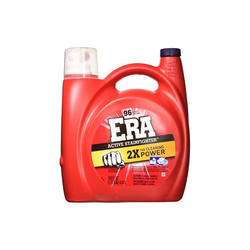 ERA Active Stainfighter Formula Laundry Detergent 96 Load, 150 Ounce