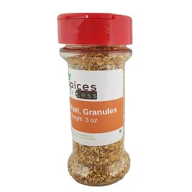 SFL Dried Orange Peel Granules Zest - Shaker Jar Bottle 3 ounces - Kosher Certified