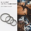 [KeyUnity] Titanium Alloy Key Ring for Men Key/Hanging Link, Titanium