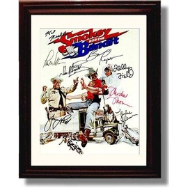 Smokey and the Bandit Autograph Promo Print - Portrait - Framed 8x10