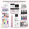 Glamonade Acrylic Nail Kit for Beginners: Professional Complete Set with