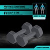 RBX Vinyl Coated Hand Weight Dumbbell Set (3lbs each) -