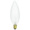 Sunlite 60CTF/32 Incandescent 60-Watt, Candelabra Based, Chandelier Bulb, Torpedo Tip,