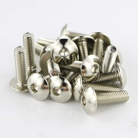 Xitomer Full Sets Fairing Bolts Kits, Fit for CBR600RR F5 2003 2004 2005 2006, Mounting Kits Washers/Nuts/Fastenings/Clips/Grommets (Silver)