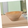 SHOWERORO Large Wooden Salad Bowl Mix Serve Cone Shape Kitchen