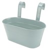 Hanging Flower Planter Iron Bucket Flower Pot Holder with Detachable