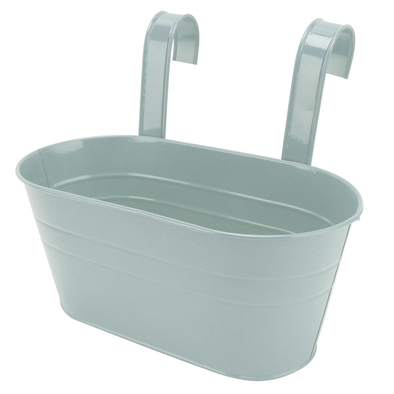 Hanging Flower Planter Iron Bucket Flower Pot Holder with Detachable