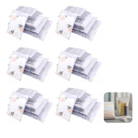 36-Piece Travel Storage Bags for Clothes, Reusable Frosted Ziplock Bags for Hospital Bag, Waterproof Luggage Storage Pouches for Clothes, Shoes, Cosmetics (6 Sizes)