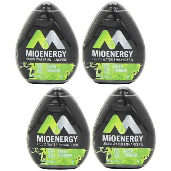 MIO Green Thunder, 1.08-ounce (Pack of 4)