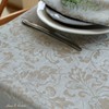 Linen & Cotton Jacquard Damask Tablecloth Fabric Cervo - 100%