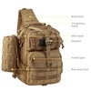 GZ XINXING Sling Shoulder Backpack EDC Bags (Tan)