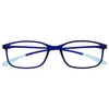 OPULIZE-Gafas de lectura superligeras Ice Crystal Blue para mujer y