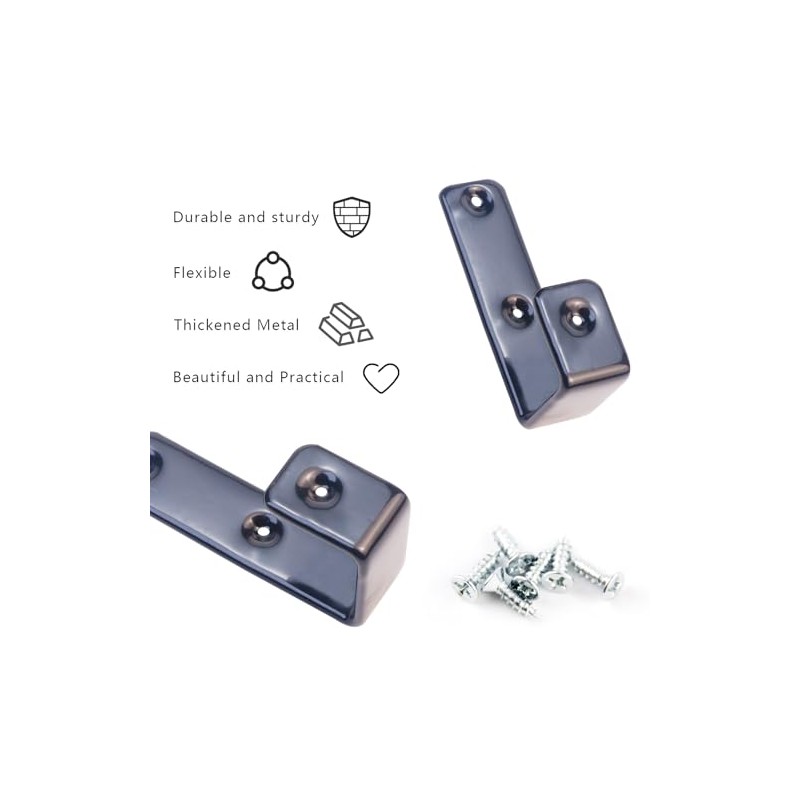 Abvsdu 2PCS Bunk Bed Ladder Hook, 1" Kids Replacement Hardware