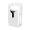 Bagel Slicer, Safety Handle, Bagel Cutter Stainless Steel (White)