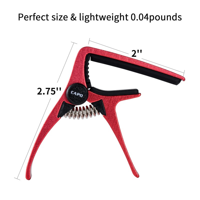 Ukulele Capo for 4 String Guitar and Mandolin, Mini Size