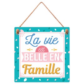 Sud Trading La Vie est Belle Wooden Sign