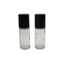 ZQDZYIE 2Packs Glass Roller Bottles 30ml/1 Oz Plastic Roller Ball