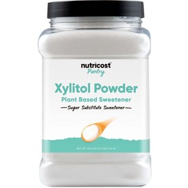 Nutricost Pure Xylitol Granulated Powder 2.5 Pounds - Granulated Crystals