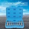 Stripped Screw Tap Extractor Set,Steel Broken Head Taps Remover,High Speed