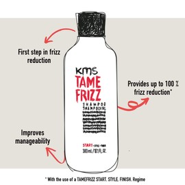 KMS TAMEFRIZZ Shampoo, 10.1 oz