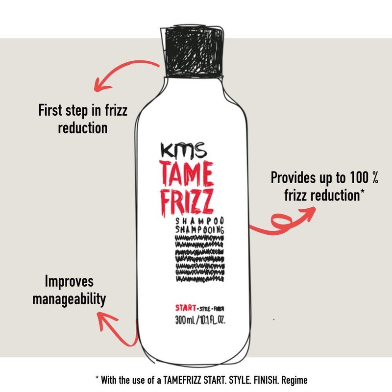 KMS TAMEFRIZZ Shampoo, 10.1 oz